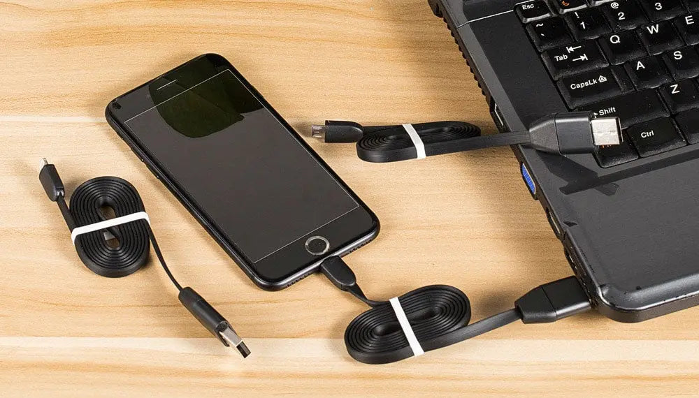 Intelligent Tracker Mini GPS Positioning USB Wire Fast Charging Data Cable 1M - BLACK tracksyshop