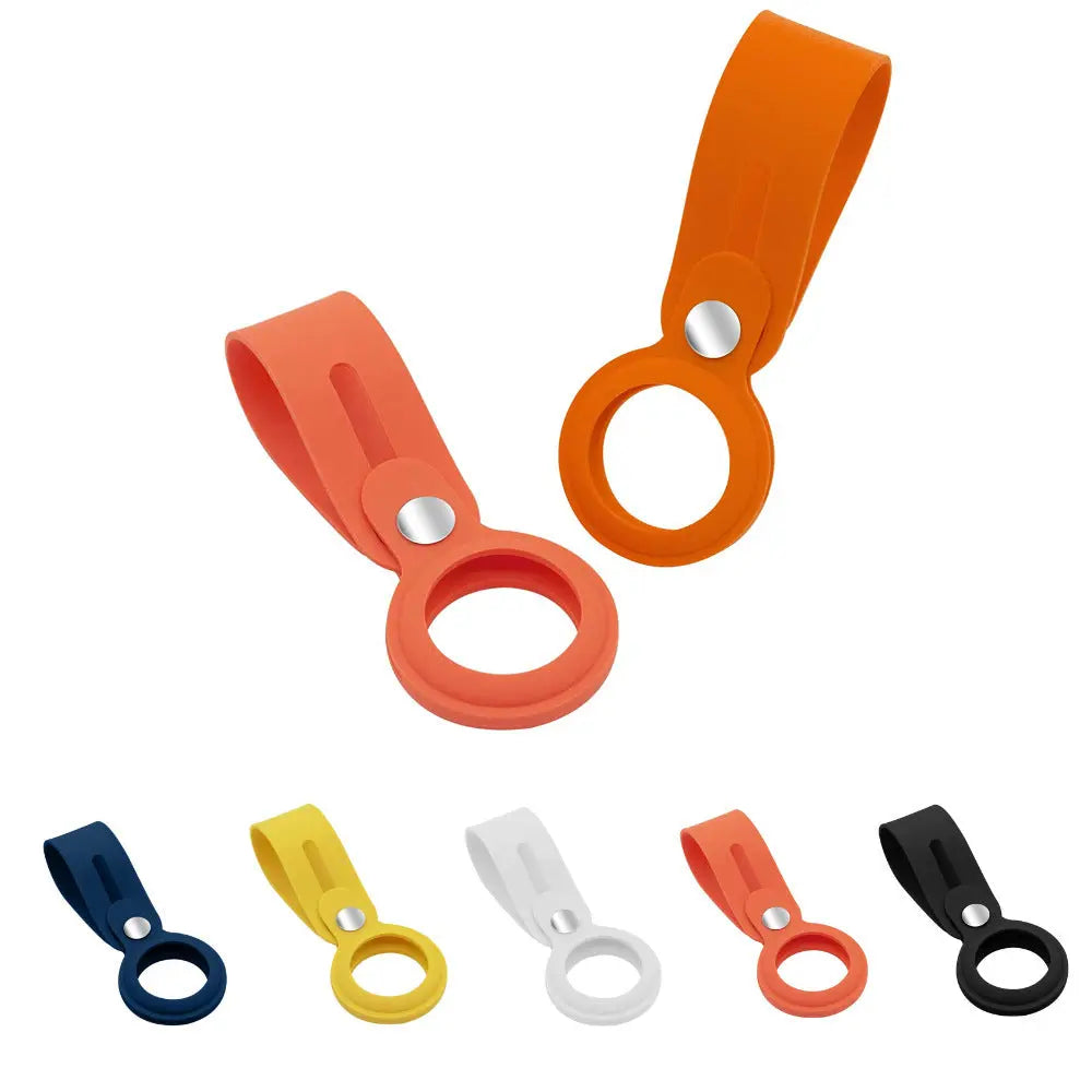 Compatible with Apple, Suitable For Apple Apple Smart Bluetooth Anti-Lost Tracker Silicone Case Airtag Keychain pawello