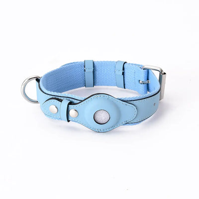 Airtag Pet Collar Tracker Protective Cover Leather Collar tracksyshop