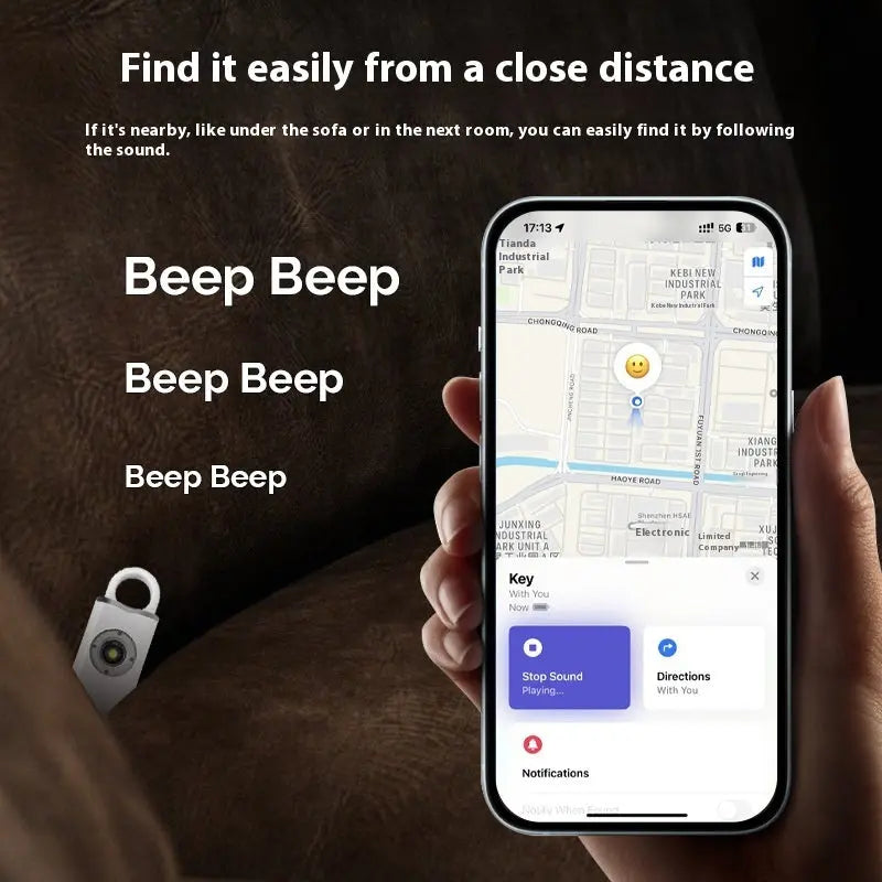 Female Defense Airtag Positioning Tracker tracksyshop