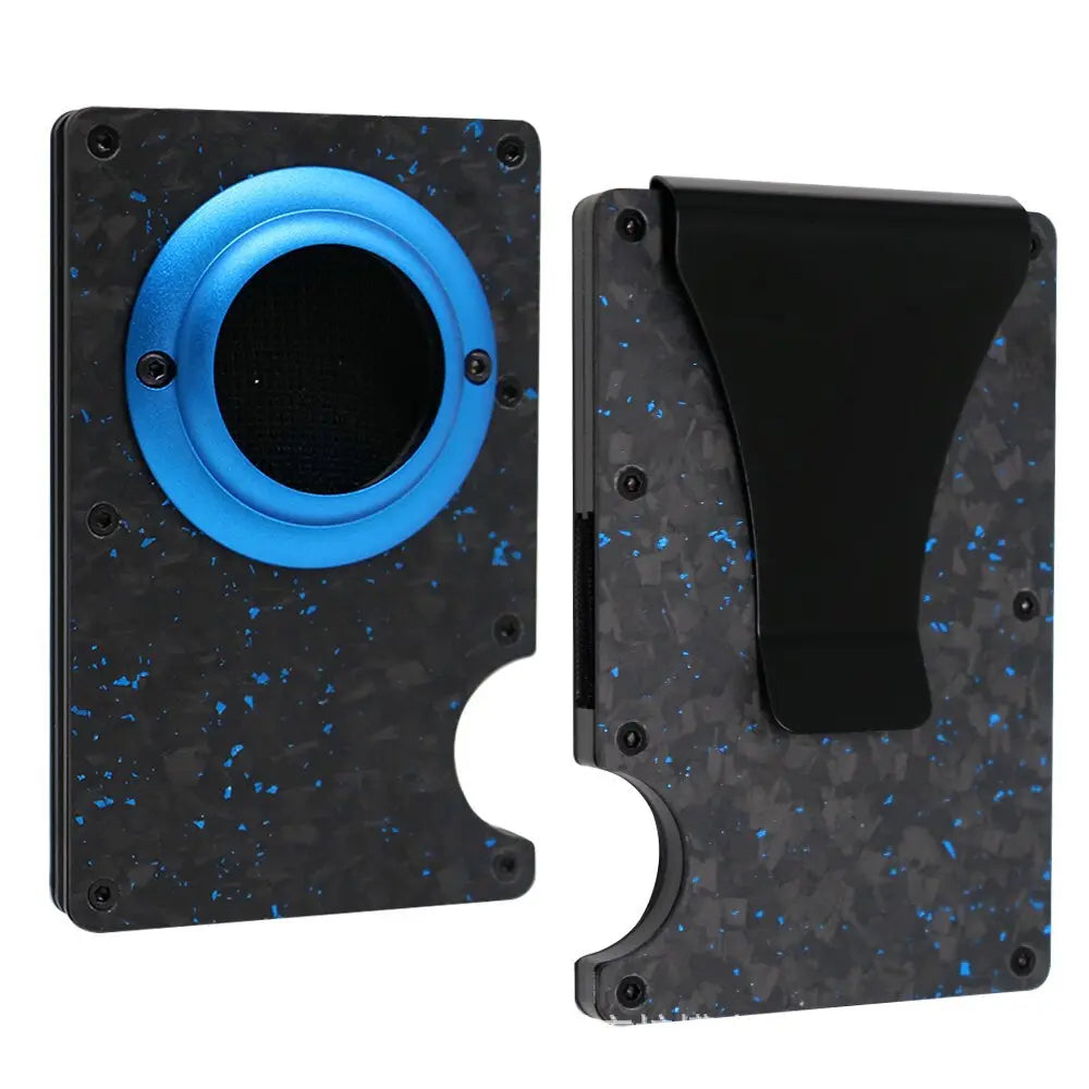 Tracker Card Holder Spot Forged Carbon Air Tag tracksyshop