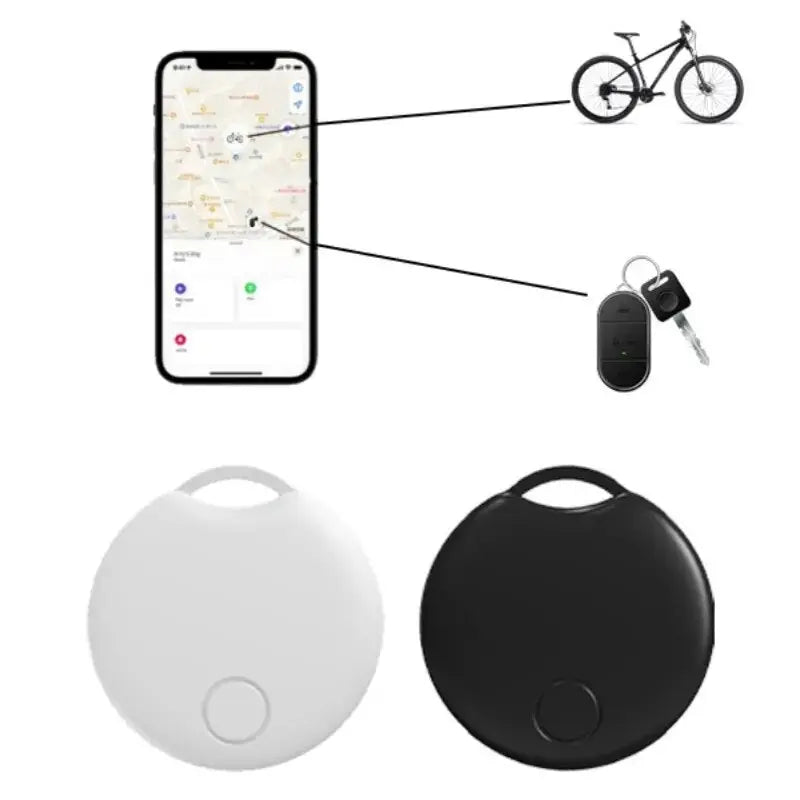 Bluetooth GPS Tracker For Air Tag Replacement Via  Find My To Locate Bag Bottle Card Wallet Bike Keys Finder MFI Smart ITag pawello
