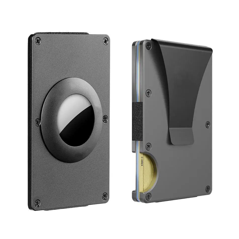 New Aluminum Card Holder Location Tracker Protective Cover tracksyshop