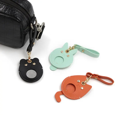 Leather Locator Tracker Access Card Holder pawello