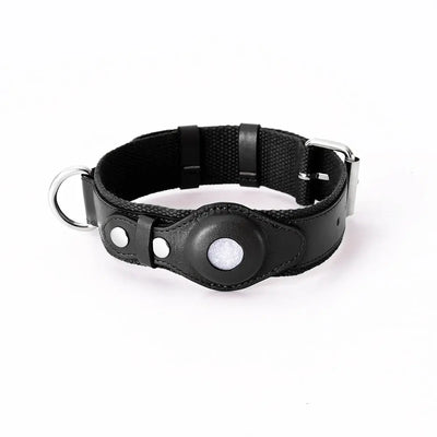Airtag Pet Collar Tracker Protective Cover Leather Collar tracksyshop