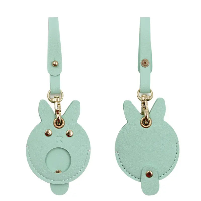 Leather Locator Tracker Access Card Holder pawello