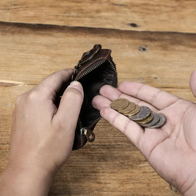 Tracker Crazy Horse Leather Card Holder pawello