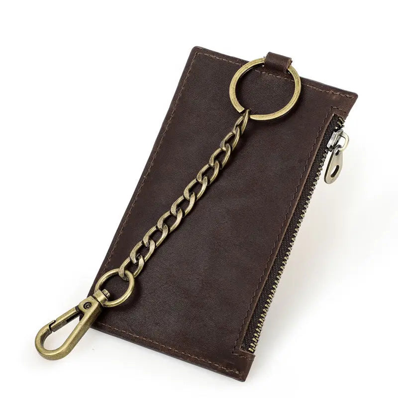 Tracker Crazy Horse Leather Card Holder pawello
