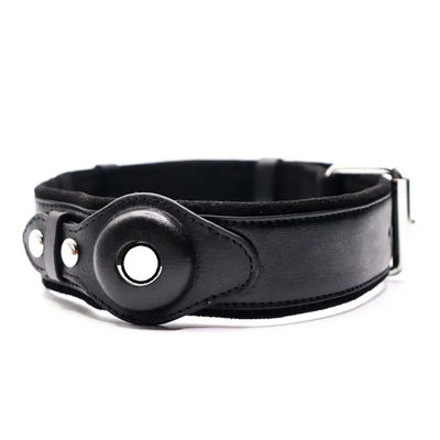 Location Tracker First Layer Leather Dog Pet Collar tracksyshop