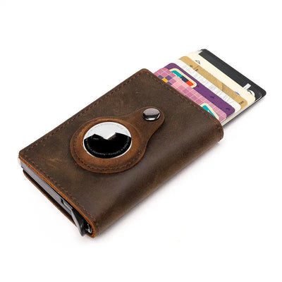 Location Tracker Metal Aluminum Alloy RFID Wallet pawello