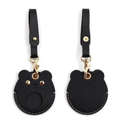 Leather Locator Tracker Access Card Holder pawello