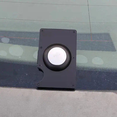 New Aluminum Card Holder Location Tracker Protective Cover tracksyshop